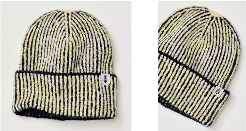 FP Movement Spacedye Ribbed Cool Down Beanie | Lemonade